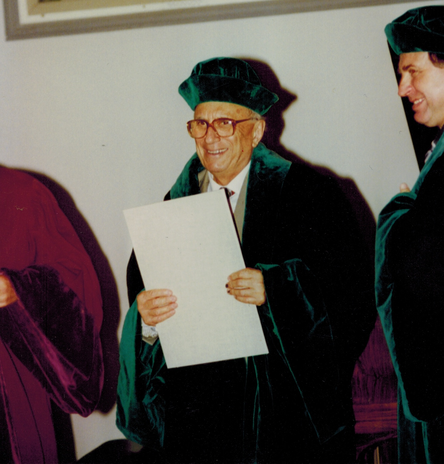 B. Trakhtenbrot - Honoris Causa lecture - F.Schiller University in Jena, October 1997. Courtesy of Mark B. Trakhtenbrot.