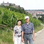 With Ernestina, Wuerzburg, Germany, 2006